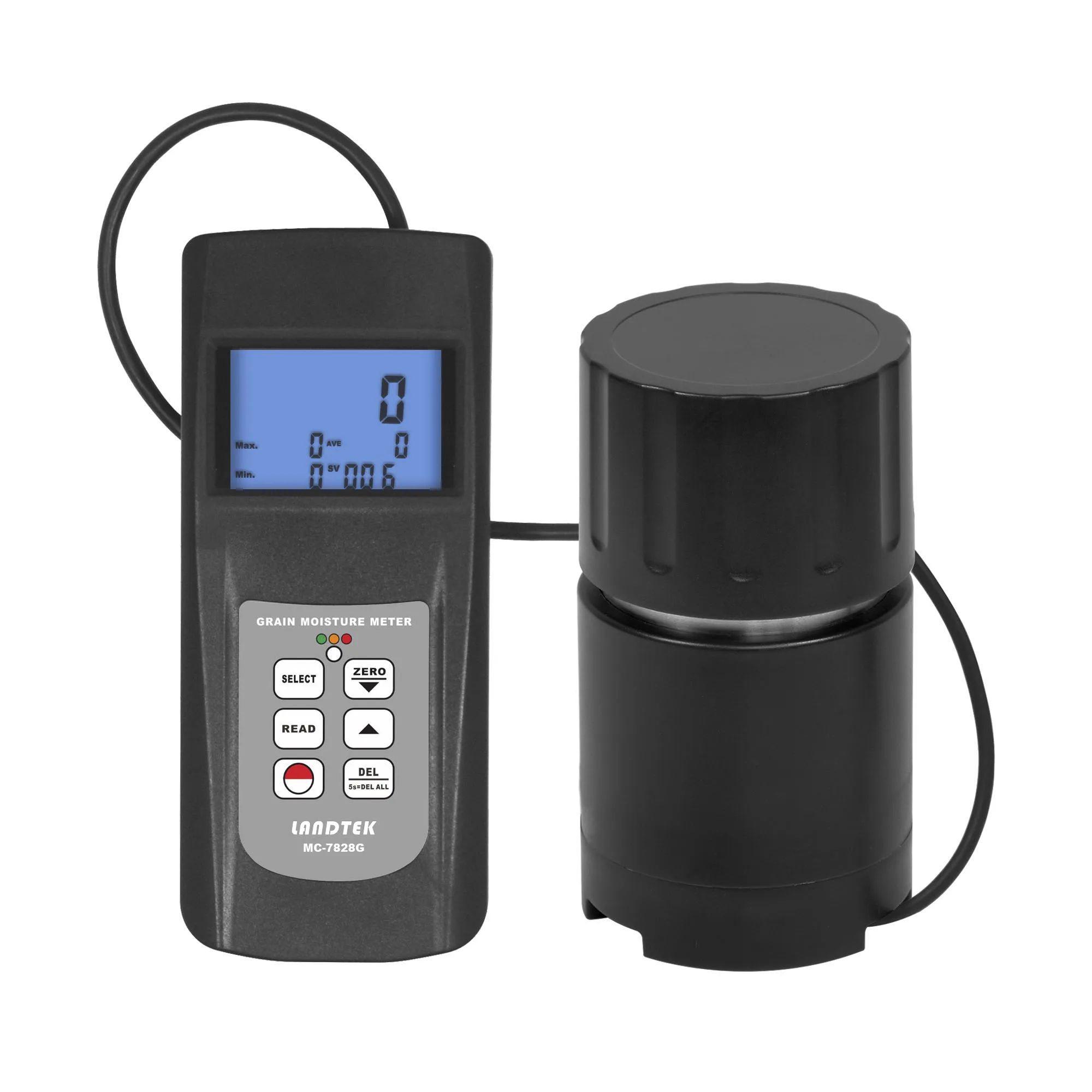 Digital Grain Moisture Meter  Portable Moisture Meter MC-7828G with Cup Sensor