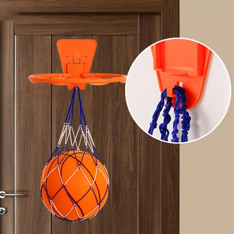 universal Basketball Rim Replacement Indoor Basketball Hoop With Basketball Net Wall Mount Basketball Goal Hangings For Practice