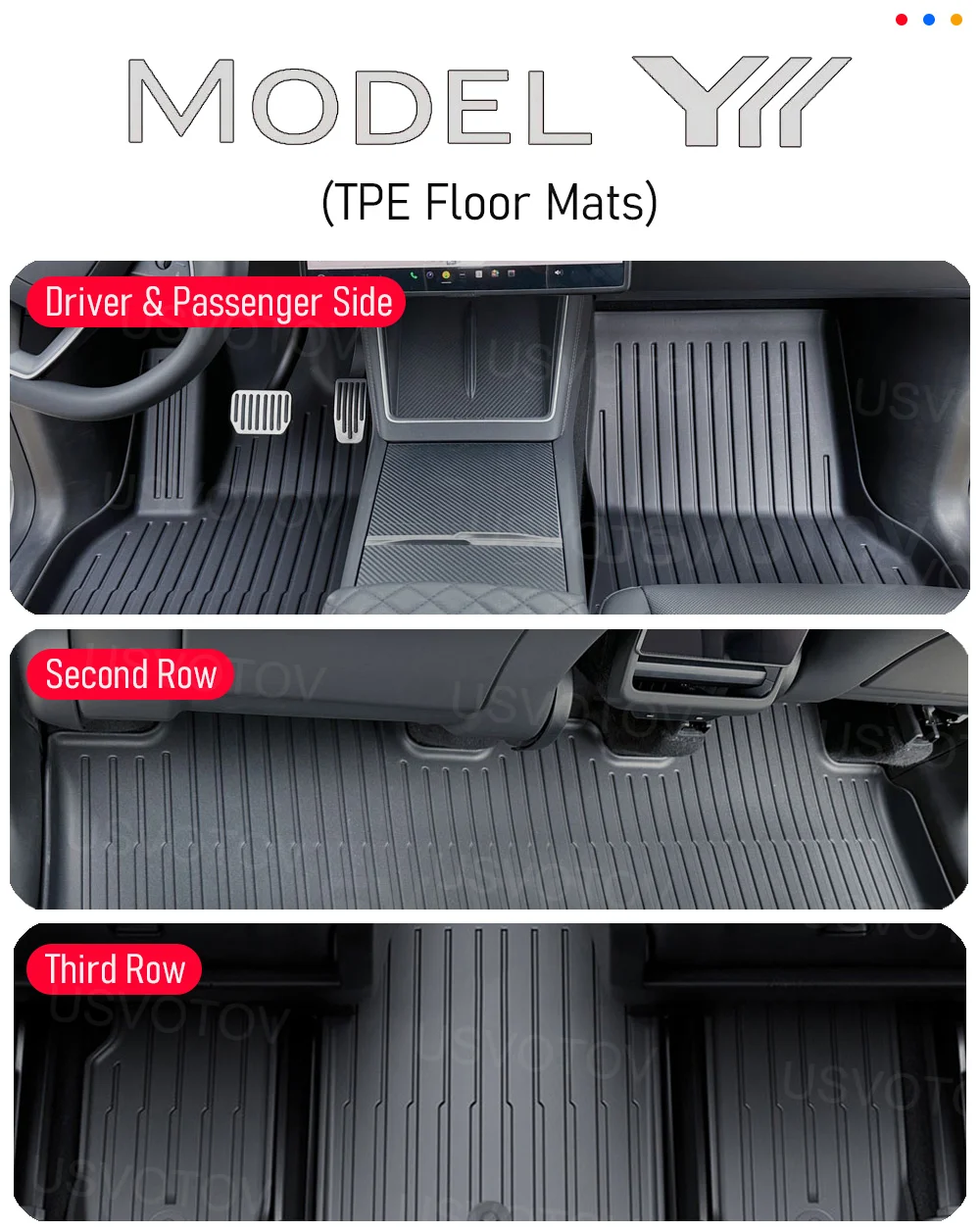 USVOTOV Floor Mats Image 4