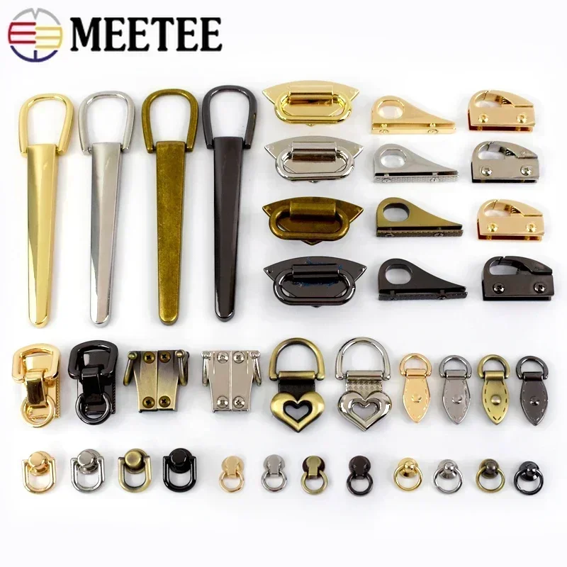 4 pezzi clip laterale in metallo fibbie borsa cinghia connettore maniglia fibbia vite chiodo anello gancio moschettone chiusura accessori per borse