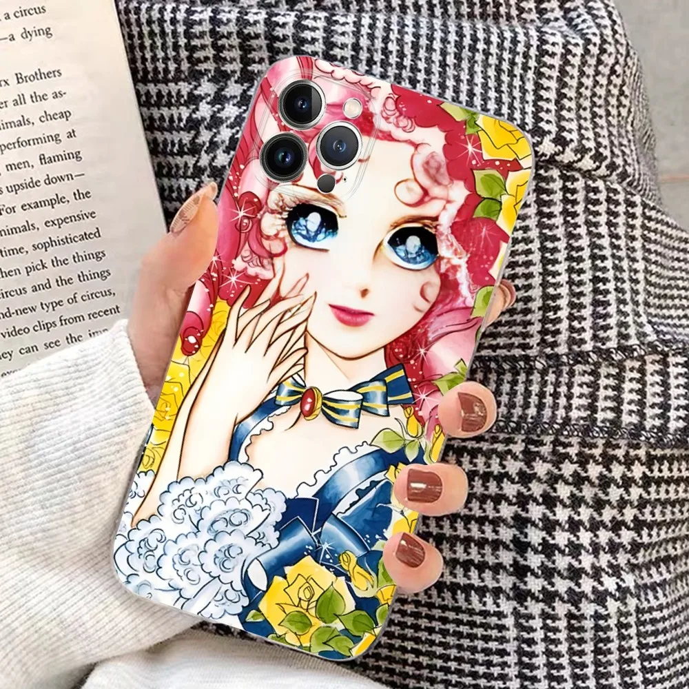 La rosa di Versailles custodia per telefono per iPhone 15 14 11 12 13 Mini Pro XS Max Cover 6 7 8 Plus X XR SE 2020 Funda Shell