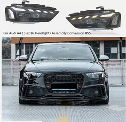 LED HeadLights For Audi A5 A4 2013-2016 Dynamic DRL Turn Signal Front Signal Lamps Automotive Car Accessories