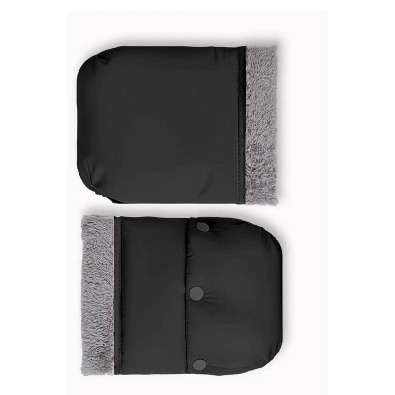 J15U Carrinhos bebê Mittens Fleece Forrado Punho Capa Fácil Instalação