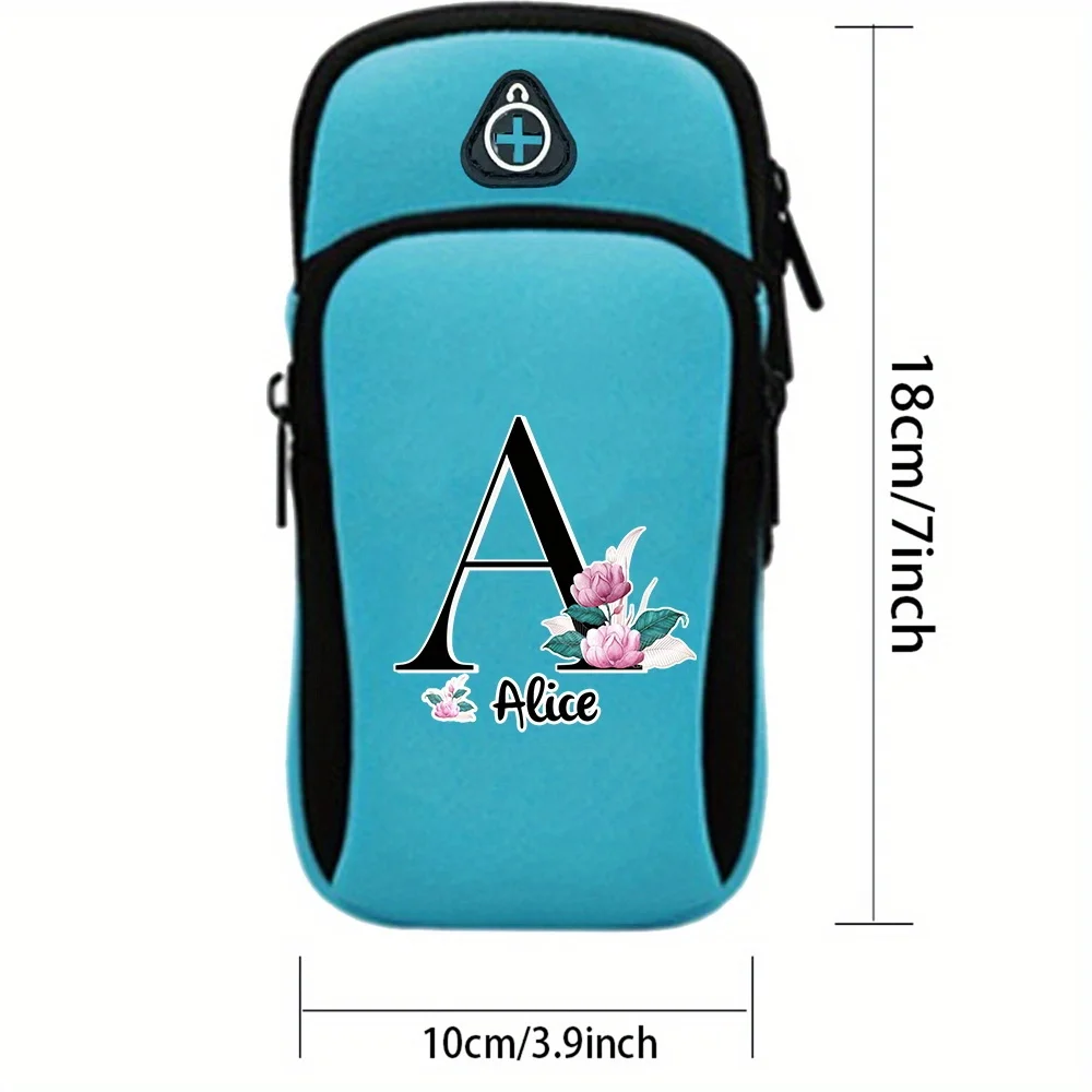 Customized Name Armband Sports Phone Bag Running Armband Phone Bag Waterproof Slow Running Phone Bag Personalized Printing