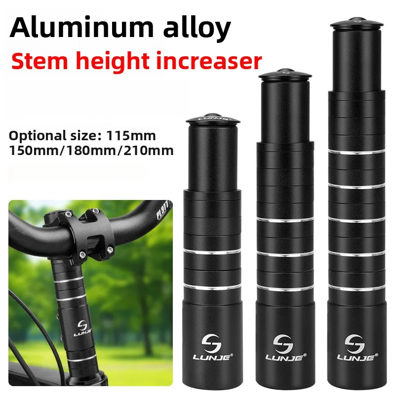 

Bicycle Handlebar Heightening Device Fork Riser 28.6mm Head Tube Extender Aluminum Alloy HandlebarTube Extender For cycling Part