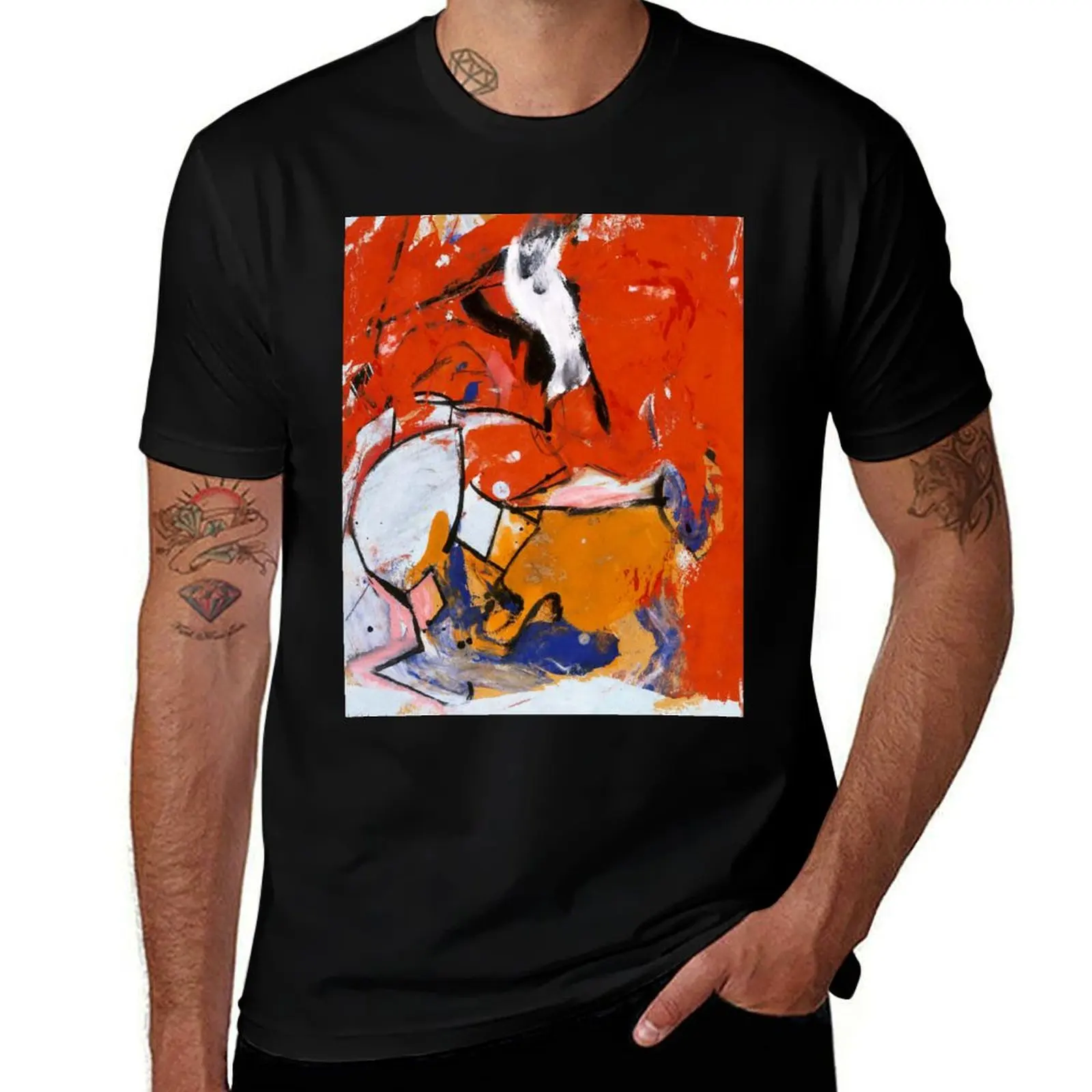 

willem de kooning 1940 T-Shirt tops affliction shirts anime slim fit t shirts for men