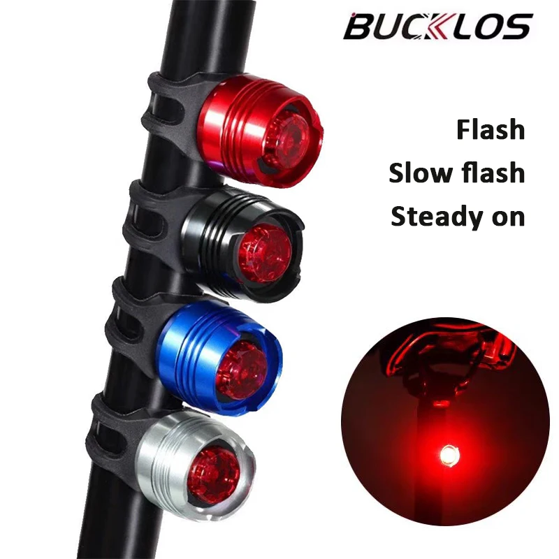 AliExpress BUCKLOS BicycleTail Light Red LED Bright Rear Bike Light Cycling Safety Lamp Night Riding Lighting Waterproof Bike Taillight