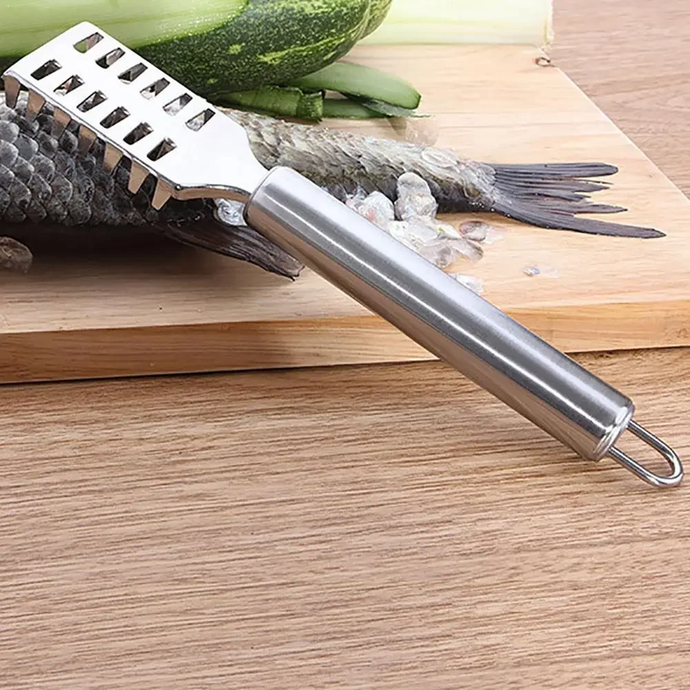 Fish Skin Brush Scraping Fish Scale Peeler Fast Remove Fish Knife Cleaning Scaler Scraper Fruits Vegetable Peeler Drop Ship