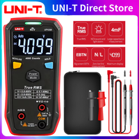 UNI-T цифровой умный мультиметр UT123D True RMS EBTN дисплей DC AC напряжение ток тестер емкость измерительные приборы