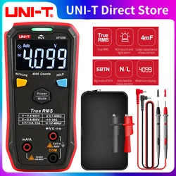 UNI-T цифровой умный мультиметр UT123D True RMS EBTN дисплей DC AC напряжение ток тестер емкость измерительные приборы