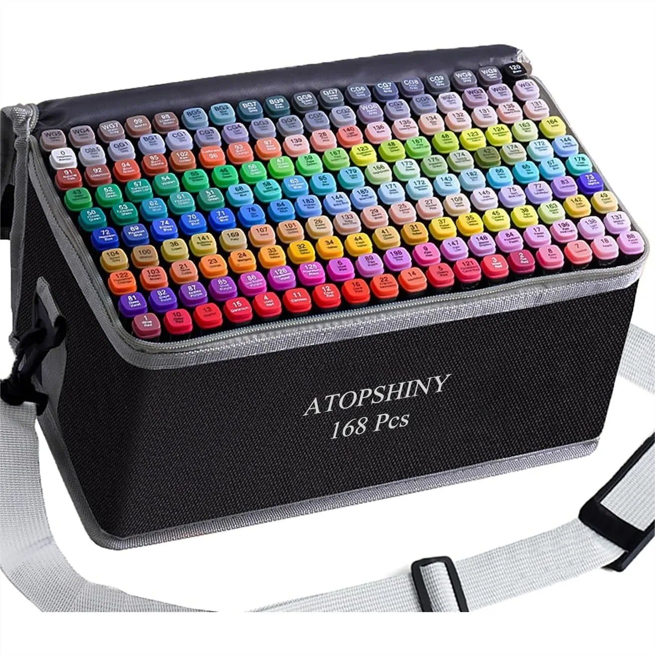

168 Colors Alcohol Markers Set Dual Tip Permanent Art Markers for Kids and Adults Refillable