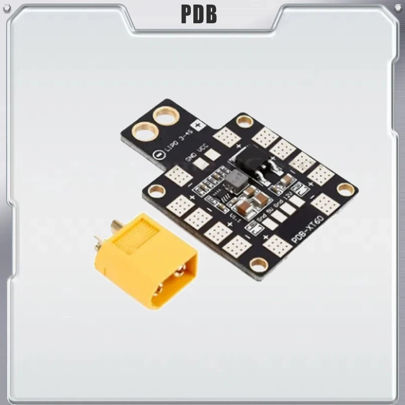 

3A PDB Distribution Module XT60 with Double BEC 5v / 12v for FPV drone for FPV QAV250 180 210 H250Mini Micro Quad Quadcopter