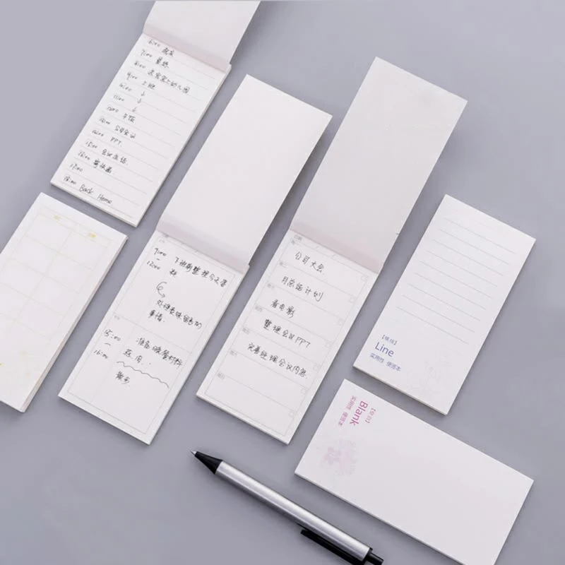 2022 Lovely Writing Note Pad To-do-List 쇼핑 목록 메모장 어린이를위한 출혈 없음 십대 소녀 리더 Office Coworker 50 페이지