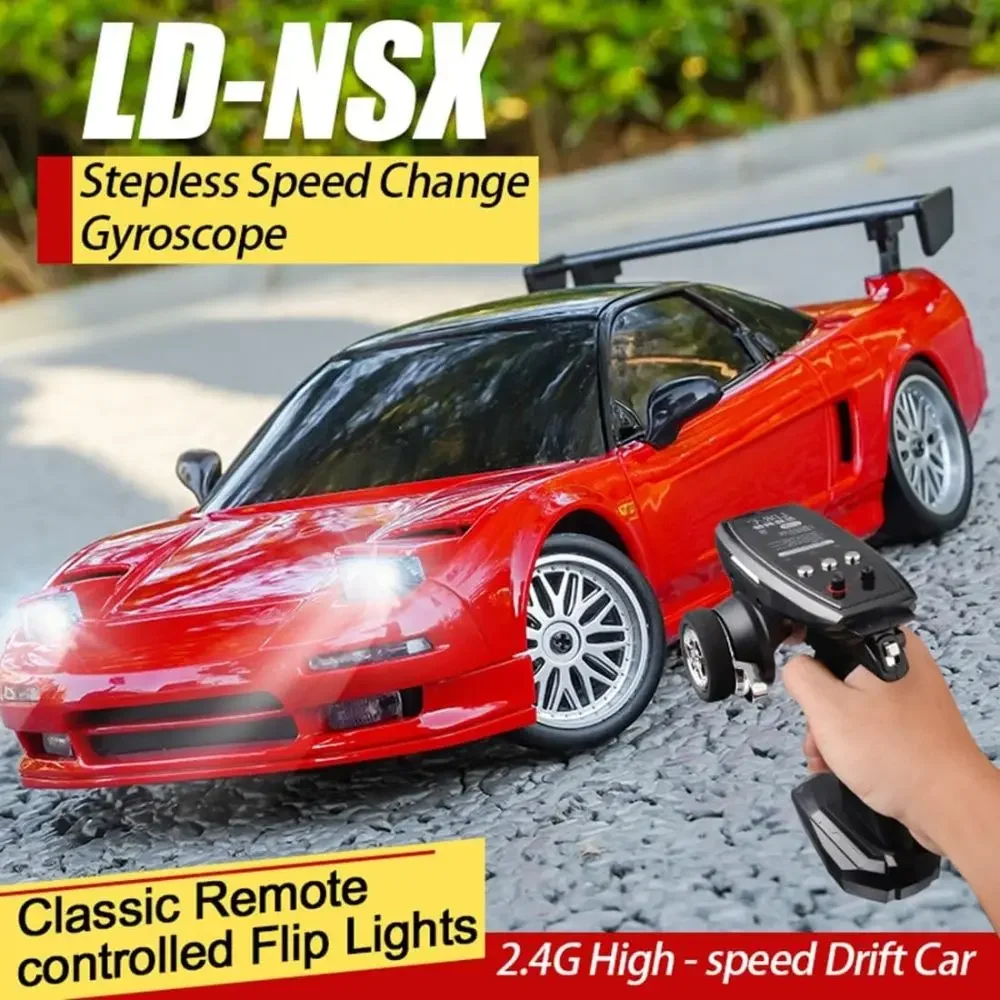 

LDRC LD1803 NXS Drift Car RTR 1/18 2.4G 2WD ESP Gyroscope RC Car Drift Vehicles LED Lights Full Scale Controlled Model Toys