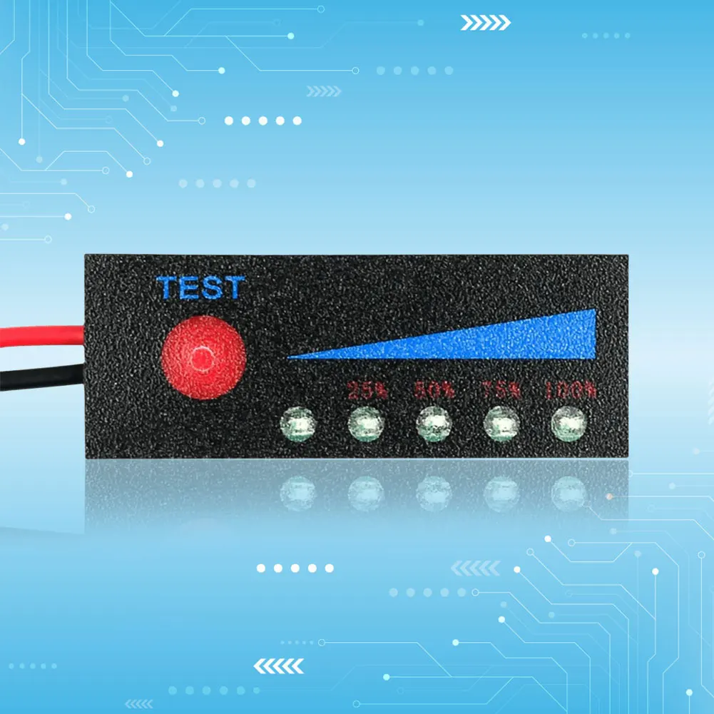 Intelligent Battery Display 3.7V Battery Capacity LED Display Power Indicator 1S 2S 3S 4S Lithium Battery Level Indicator
