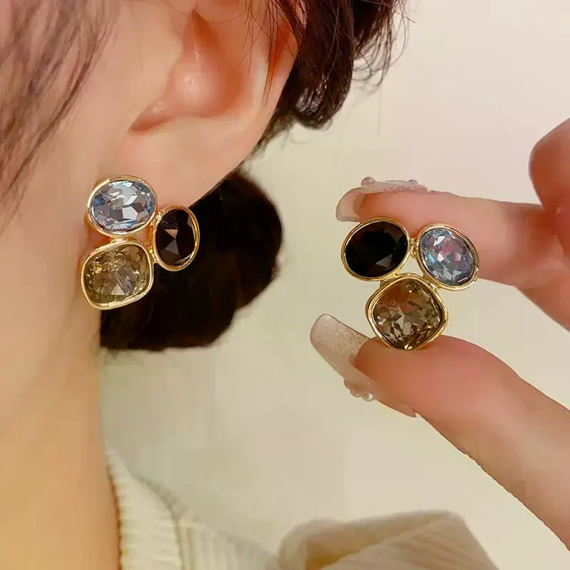 Square Oval Rhinest…