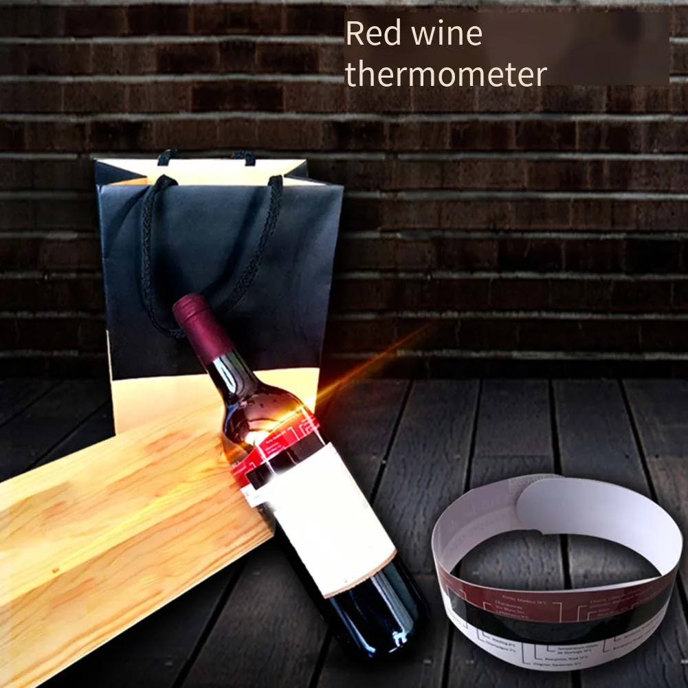Termómetro con clip Termómetro de vino Construcción irrompible Uso multifuncional Pantalla LCD Termómetro de botella