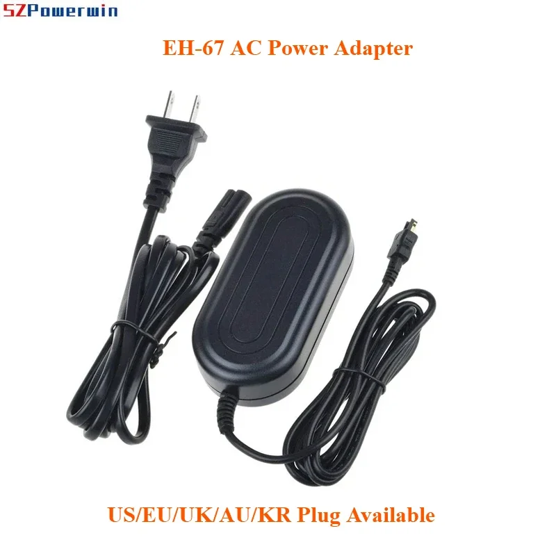 EH-67 Adaptador de alimentação CA para Nikon Coolpix L840 L830 L820 L810 L330 L320 L310 L120 L110 L105 L100 Coolpix B500 Câmeras digitais