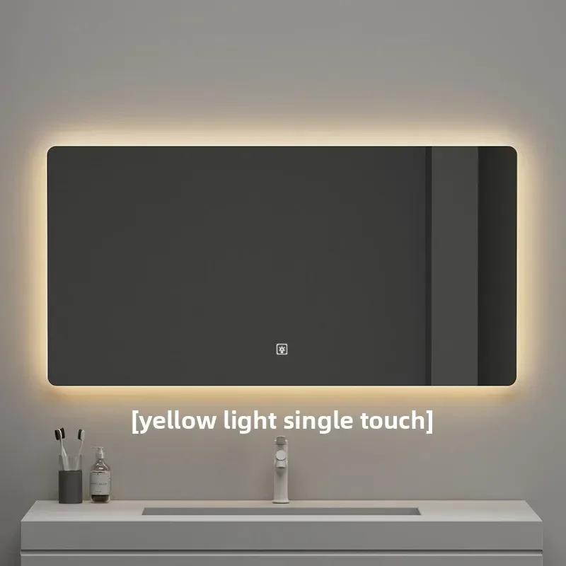 

40 * 60CM Hot Fashion Bathroom Mirror High Definition Defogging Induction Makeup Full Body Mirror Smart Mirror Touch Screen Led