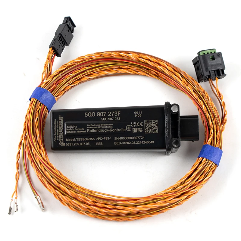 

5Q0907273F Для VW Golf 7 MK7 Polo Tiguan Passat Audi A3 8V MQB: Модуль управления системой контроля давления в шинах (TPMS) с проводом