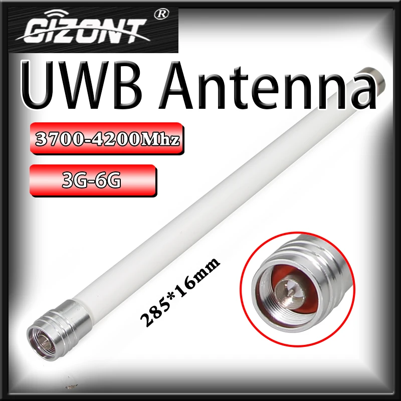 

UWB antenna Omnidirectional outdoor base station high gain fiberglass waterproof antenna N male antenna 3-6G