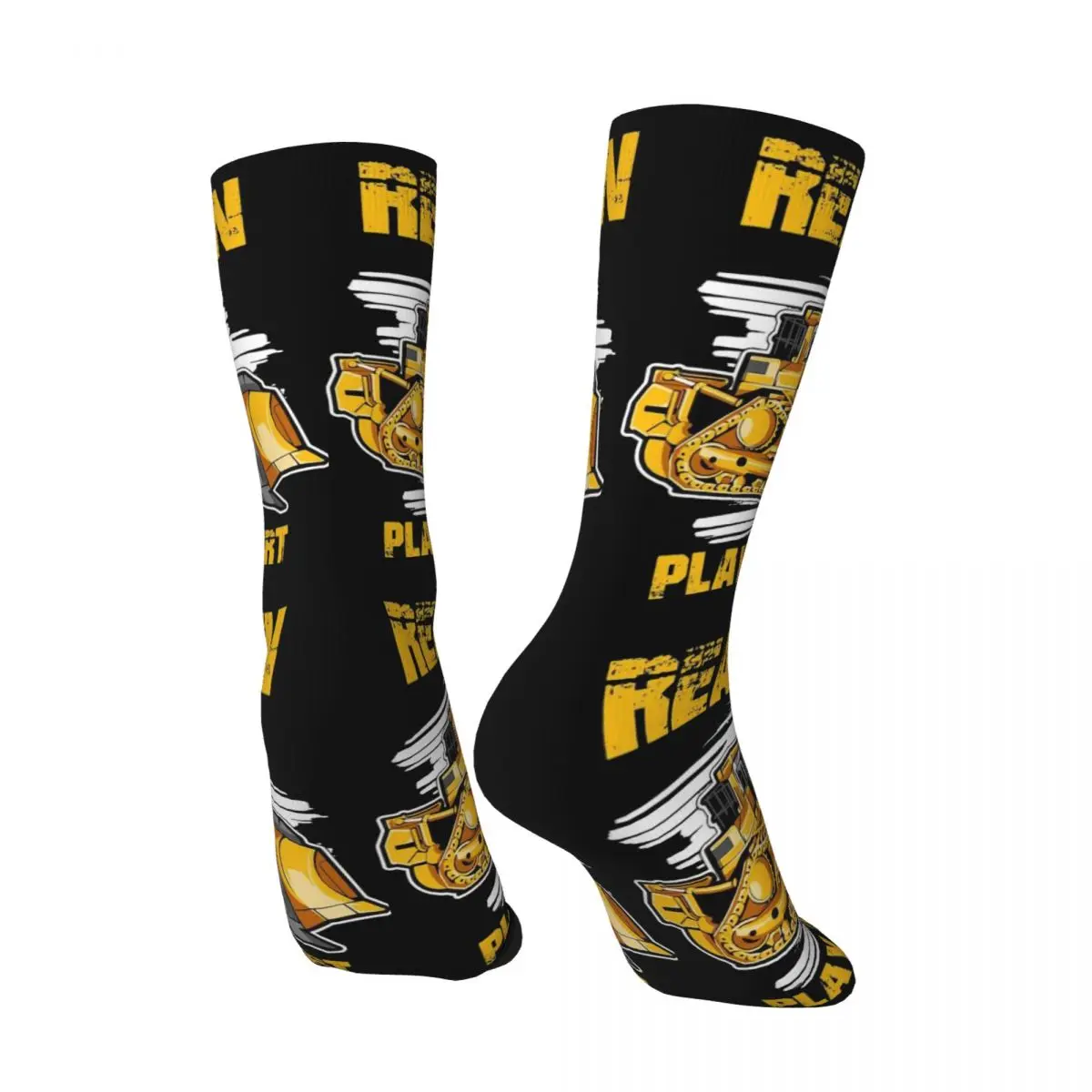 Heavy Equipment Operator Excavator Driver Unisex Winter Socks Hip Hop Happy Socks Street Style Crazy Sock