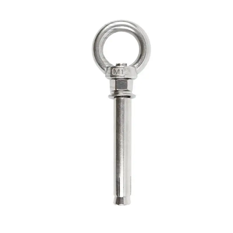 5Pack Stainless Steel Expansion Bolts Eyes Ring Fastener Wall Concretes
