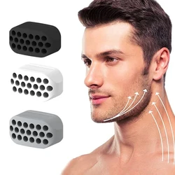 Exerciseur de ligne de mâchoire en silicone, balle à mâcher, fitness, tonification du visage et du cou, entraîneur musculaire, ruisseau, joue