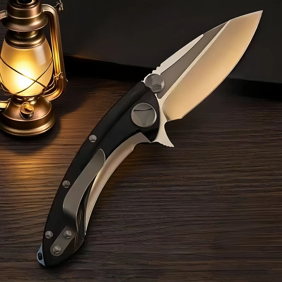 

Складной нож Whale Shark из высокопрочной стали D2, с рукоятью G10, карманный нож с клипсой, портативный компактный нож, нож для фруктов