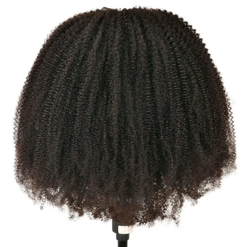 VSHOW-peruca de cabelo humano encaracolado para mulheres, peruca V parte, sem deixar de fora, brasileiro, Glueless, Afro Kinky, cabelo virgem, venda