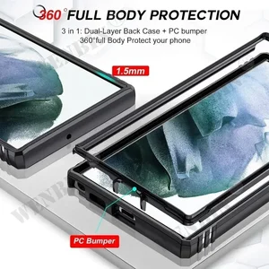 Casing untuk Samsung S25 Ultra S24 S23 S22 Plus S24 FE A56 A55 A36 A35 A15 A16 Tugas Berat 5G dengan Penutup Penyangga Kamera 360 Derajat 12 penjualan terbaik samsung z flip4 - №