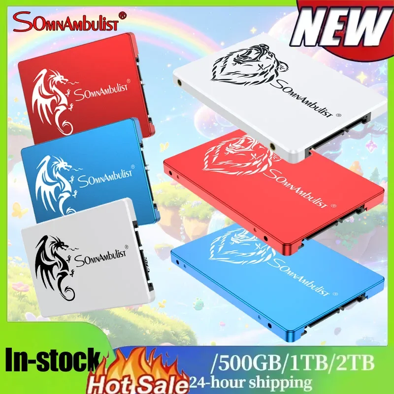 

SomnAmbulist 2.5" SATA3 Internal SSD 256GB 512GB 1TB High Performance Solid State Drive for PC Laptop Desktop