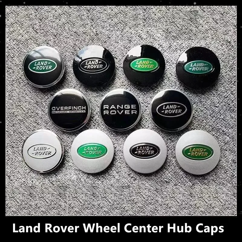 Tampa do cubo do centro da roda, 4 unidades, 63mm 62mm, logotipo do emblema para land rover range rover lr2 lr3 lr4 discovery defender evpque sport