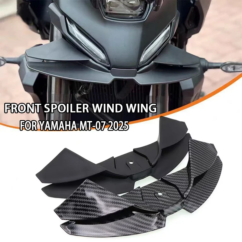 

For YAMAHA MT-07 2025 Motorcycle Front Spoiler Lower Spoiler Front Lip MT07 2025 GP Wind Wing Aerodynamics Fairing Winglets