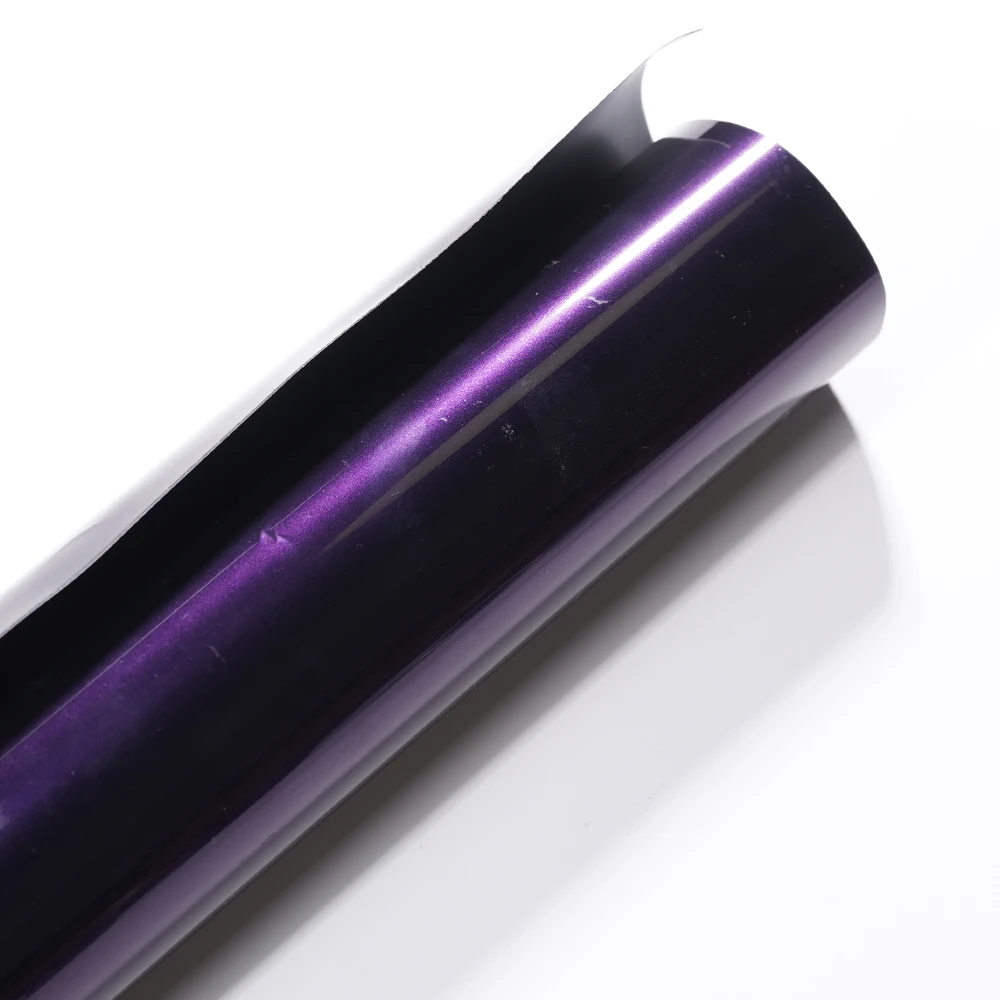 152/100CM PET Midnight Purple Car Wrap Vinyl Film for Auto Body Hood/Fender/Bumper Motorcycle Modification Wrapping Accessories view 4