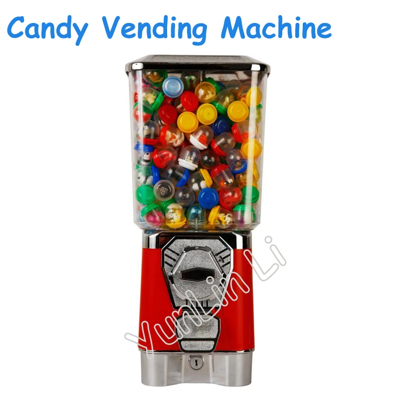 Commercial Candy Vending Machine Toy Capsule/ Bouncing Ball Vending Machine Gumball Machine Candy Dispenser with Coin Box