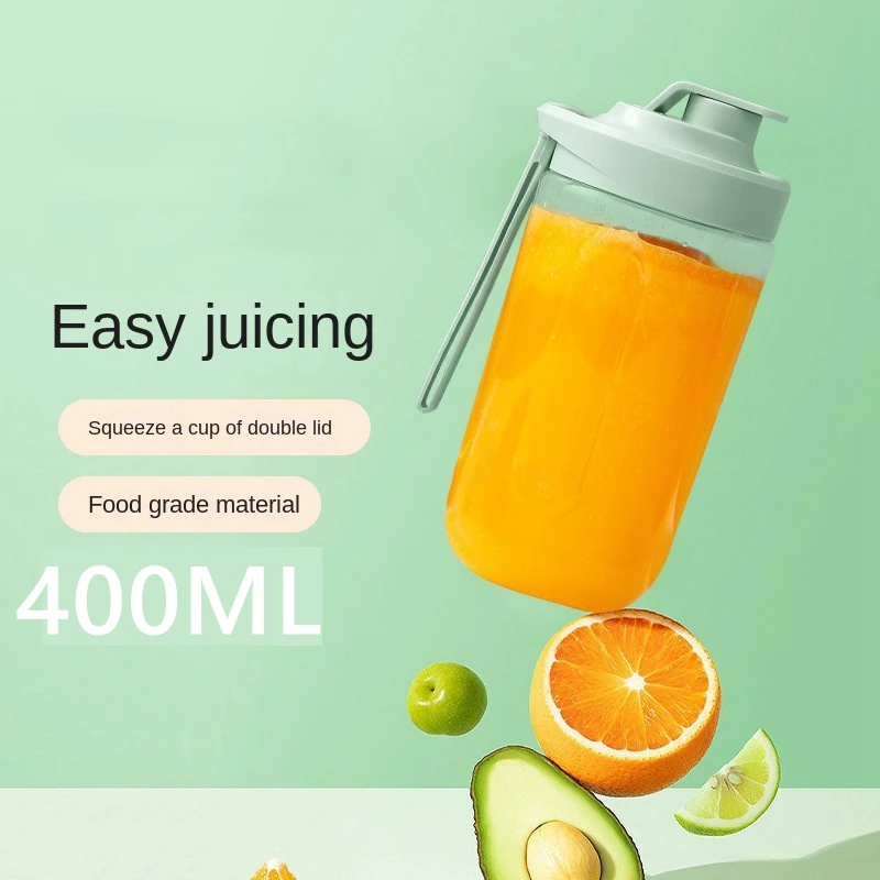 6 Blades USB Portable Juicer Maker, Juicer Fruit Juice CupAutomatic Small Electric Juicer Smoothie Blender lce CrushCup