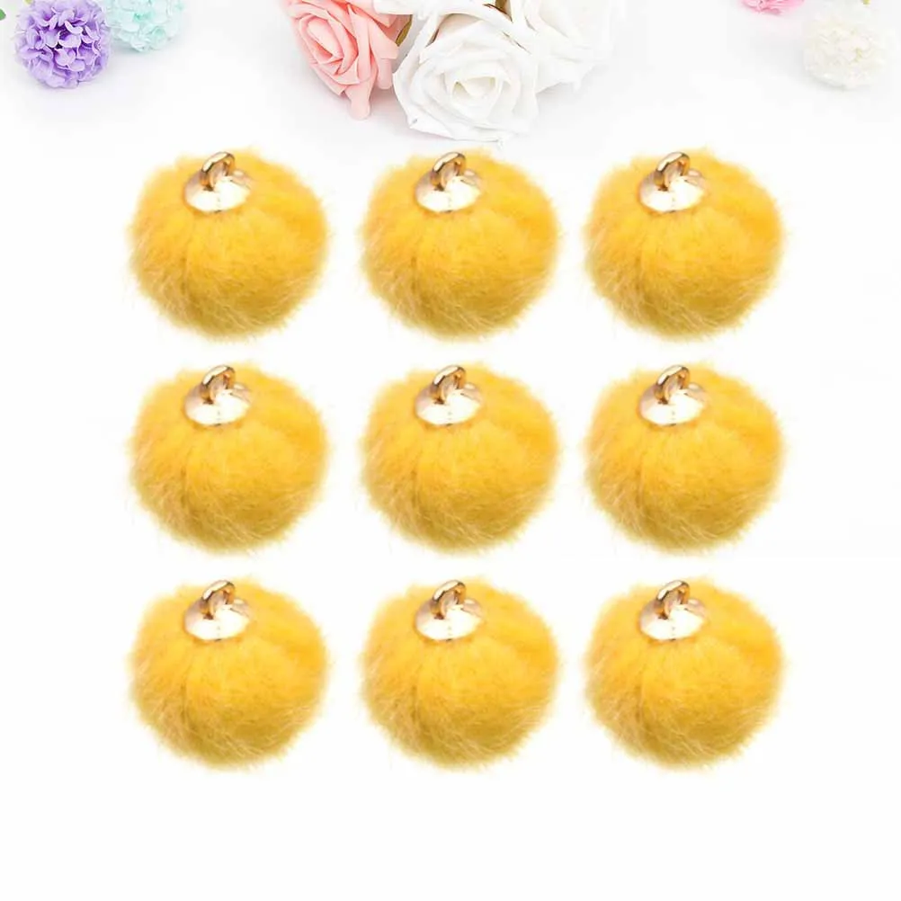 

24Pcs Pompon Ball Earrings Accessories Set Long-Lasting DIY Hanging Pendant Creative Earrings Jewelry for Women