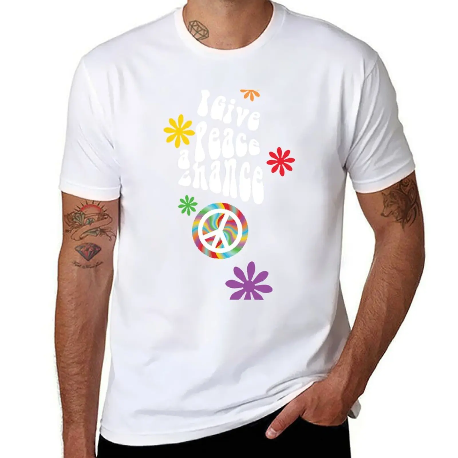 

Peace T-Shirt essential t shirt man t shirt luxury T-Shirt