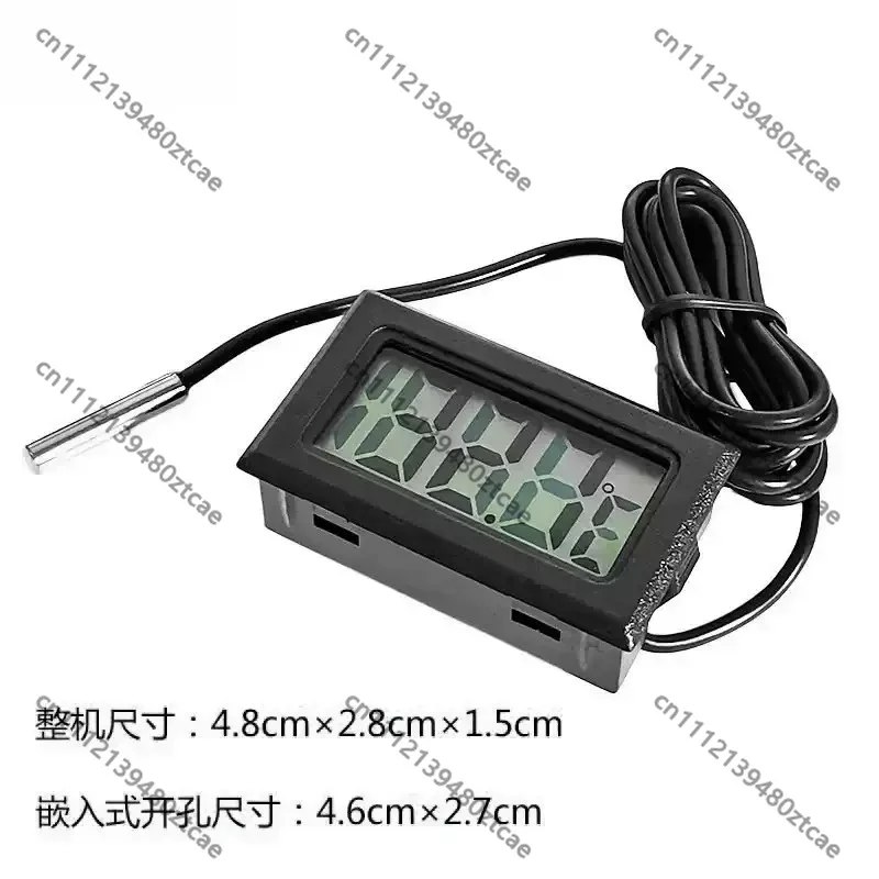 Digital Thermometer With Waterproof Probe Indoor Sensor For Fish Tank Fridge Cellar Water Temp Test
