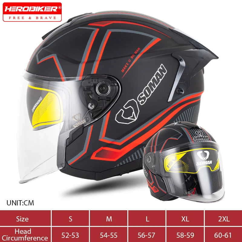 

Мотоциклетный шлем, шлем для верховой езды с двойным козырьком, съемная подкладка, защита ушей, дышащий мотошлем с несколькими отверстиями, всесезонный