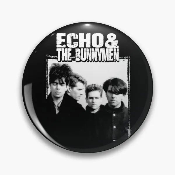 Echo And The Bunnymen  Soft Button Pin Collar Brooch Fashion Cute Metal Badge Women Hat Gift Lover Clothes Cartoon Decor Funny