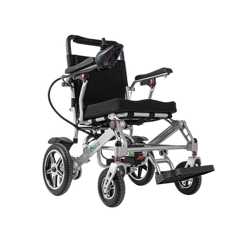 120KG Load Capacity Strong E-Wheelchair With 360 Degree Controller Handicapped Li-ion Battery Electric Scooter