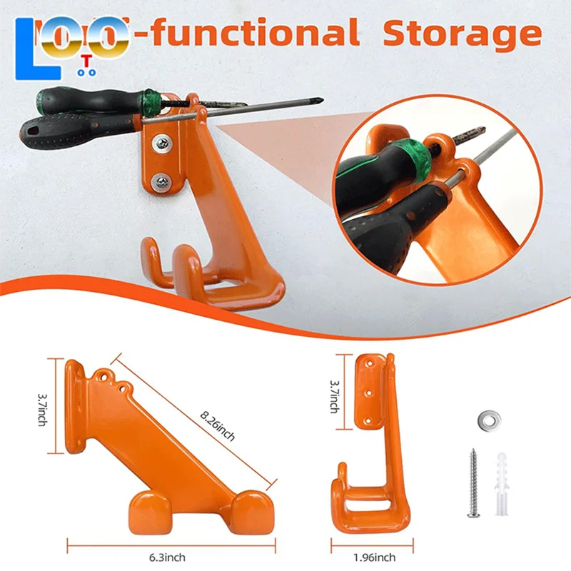 1 قطعة خطاف المنشار الثقيلة الحائط قوس المرآب تخزين الرف المنشار سلسلة مناسبة