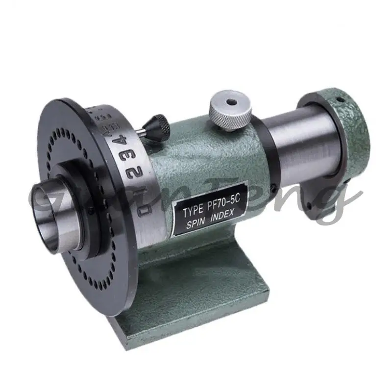 PF70-5C simple indexing head grinder can be connected to 2 3 4 5 inch chuck