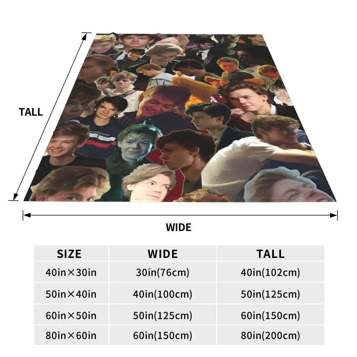 Super Soft Blanket Travel Thomas Brodie-Sangster Throw Blanket English Actor Flannel Bedspread For Sofa Bed Funny Sofa Bed Cover