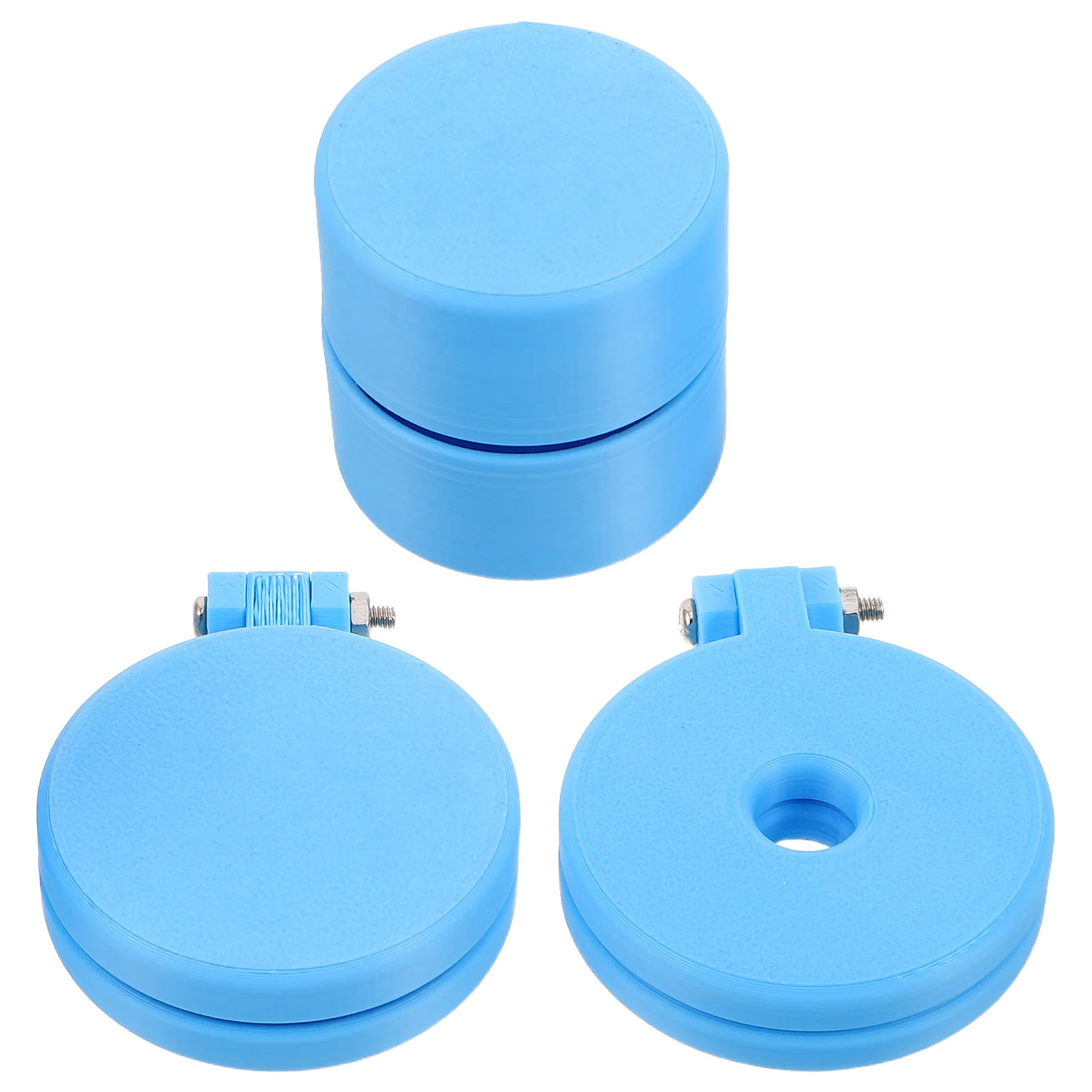 

3pcs Baking Mold Set Round Lidded Plastic Donut Pan For Cake Cookie Biscuit Nonstick Reusable Doughnut Mold For Easy Release