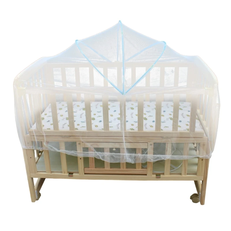 Breathable Crib Cover Dust Prevention Cover Portable Baby Bed Support Tent Gift