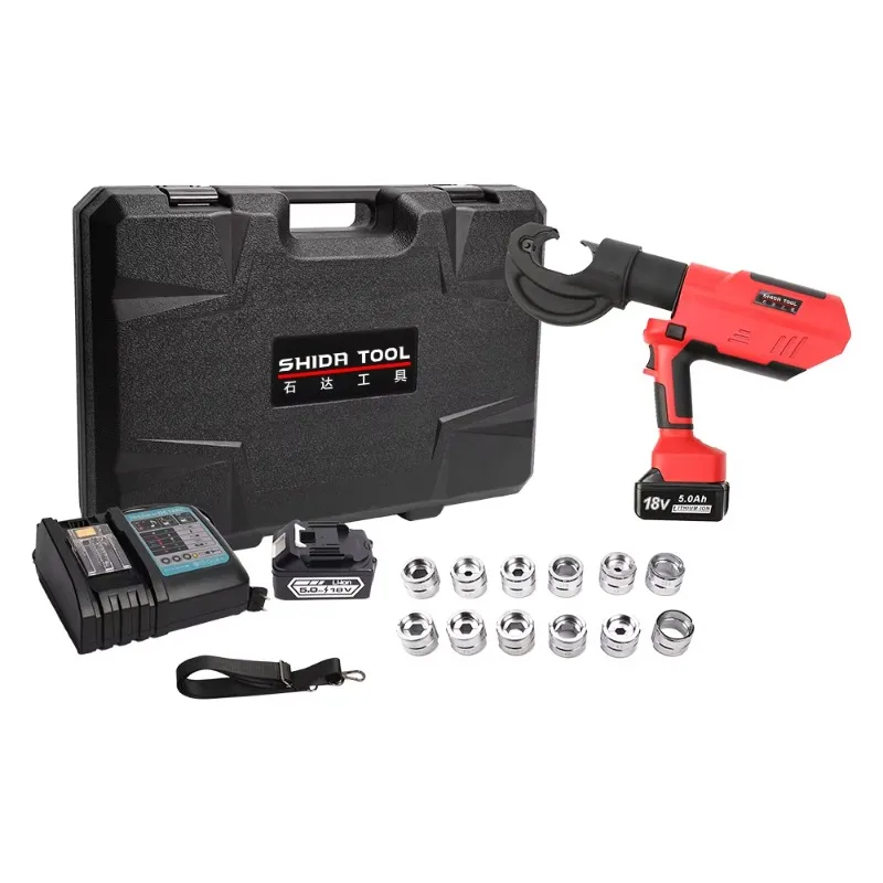 

2025QS-B400 18VBattery Cu10-400mm2 Hydraulic Cable Crimper Connector Copper Cordless Electric Crimping Tool