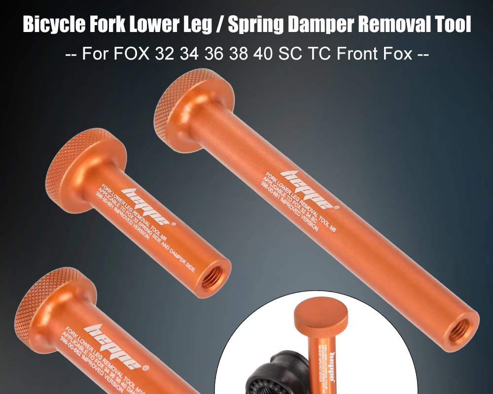Heppe Fahrradgabel-Federdämpfer-Entfernungswerkzeug, Gabel-Unterbein-Entferner für FOX 32 34 36 38 40 SC TC Vorderradgabel-Reparatur und Wartung – Detail 4